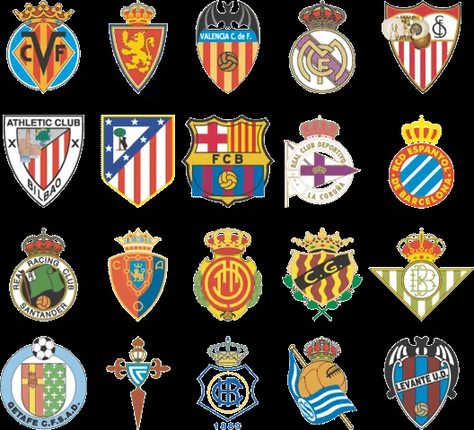 20 escudos de clubes de fútbol españoles | CosasSencillas.Com