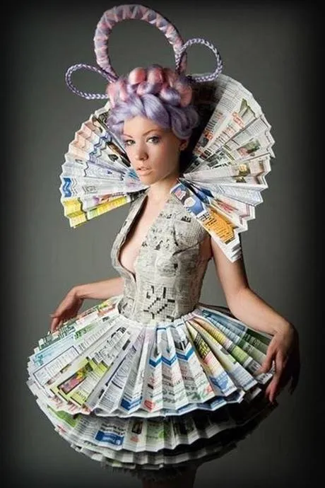 20 espectaculares vestidos hechos con libros - Paperblog