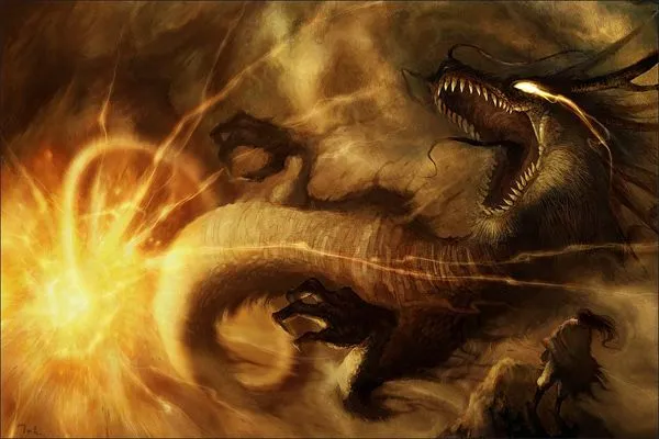 20 ilustraciones de dragones - Kabytes