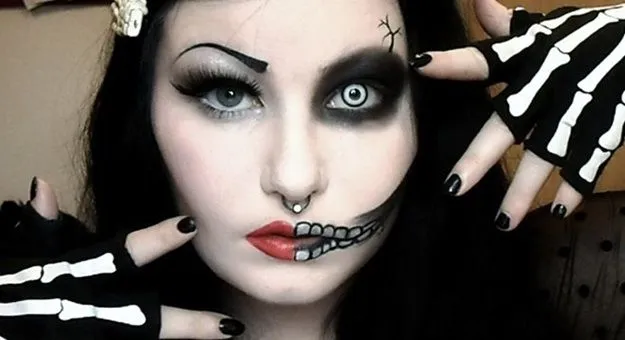 20 magníficas ideas de maquillaje para Halloween | Pink Up Style