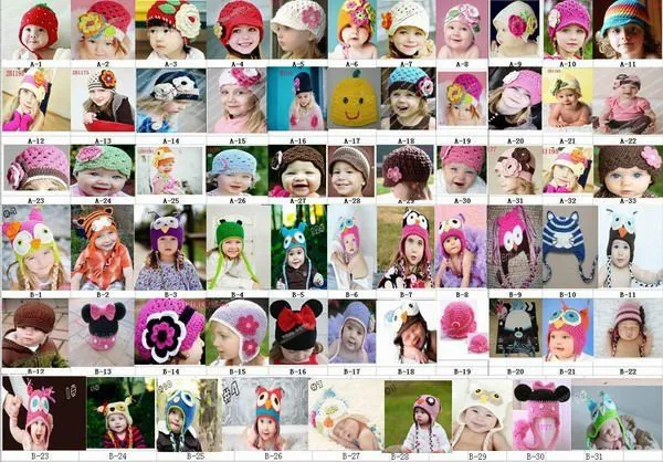 2012 el último del ganchillo del sombrero animal para los niños ...