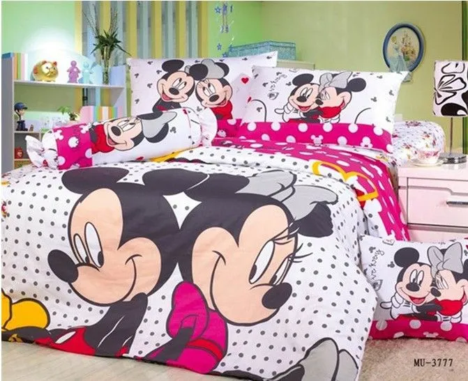 Colcha Mickey & Minnie Mouse - Imagui