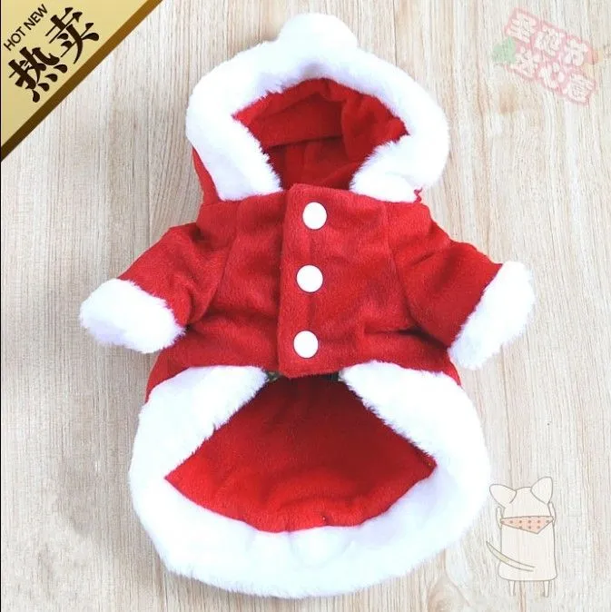 2013 New Angel Wing Christmas Dog Clothes Pet Winter Coat Teddy ...