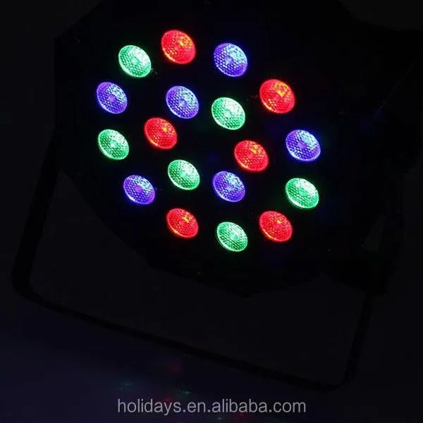 2015 excelente RGB 18 LED DMX Party DJ Disco Bar LED Par luz-Luces ...