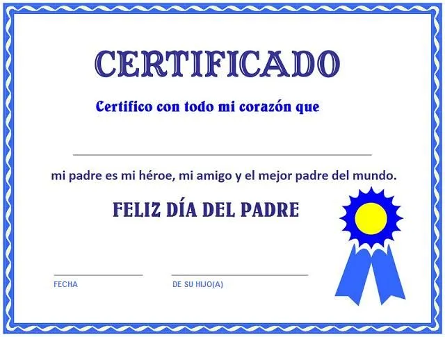 21 de Junio, Día del Padre en Argentina: Diplomas | Imágenes y ...