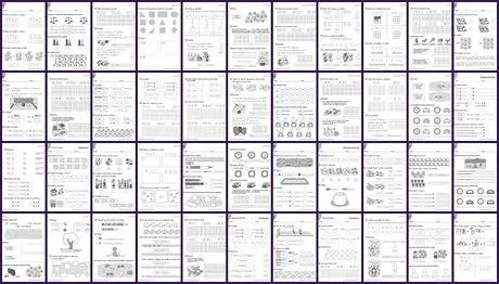 242 Fichas de matemáticas para primer grado - Paperblog