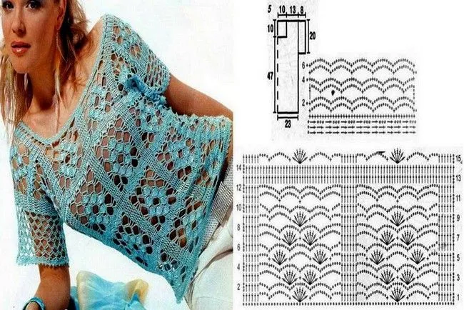 25 Blusas en Crochet con Patrones - Manualidades Y DIYManualidades ... 25 Blusas en Crochet con Patrones - Manualidades Y DIYManualidades ...