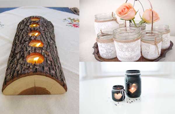 30 ideas para fabricar candelabros con materiales reciclados ...