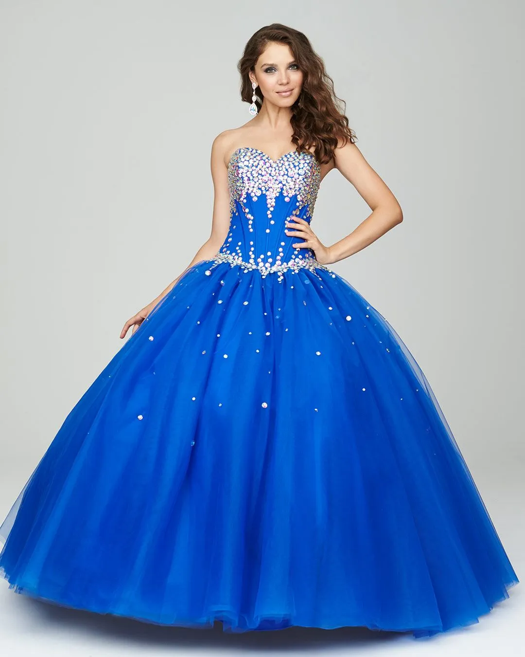 30 vestidos de 15 años largos y cortos en color azul | Vestidos Glam