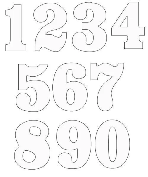 34 ideas de Números foamy en 2023 | números, decoración de unas, moldes de  numeros