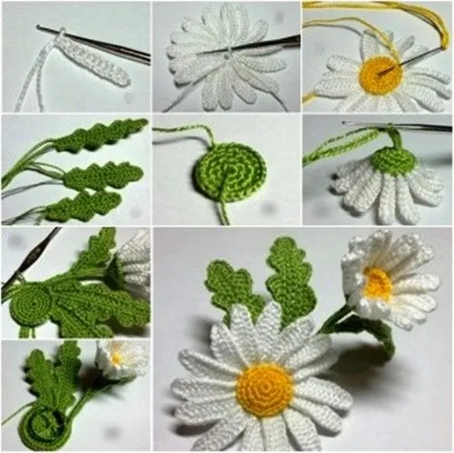 34 Magníficos Patrones de Flores en Crochet - Manualidades Y ... 34 Magníficos Patrones de Flores en Crochet - Manualidades Y ...