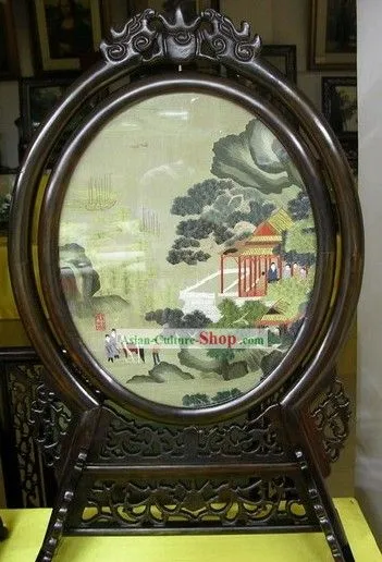 39. Chino de doble cara de bordado artesanal-China Paisaje 39. Chino de doble cara de bordado artesanal-China Paisaje