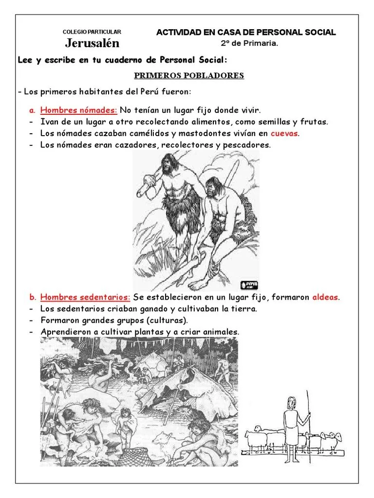 3act Casa 16 Primeros Pobladores - 2º GDO | PDF