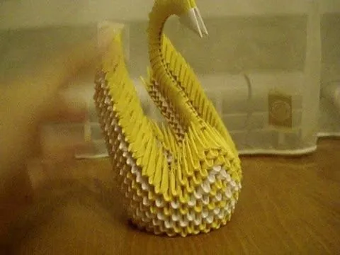 3D Origami Winged Swan Tutorial - YouTube