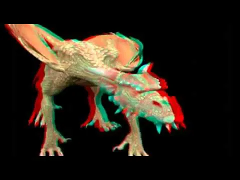 Dragón en 3D.(Se necesitan unas gafas anaglíficas) - YouTube