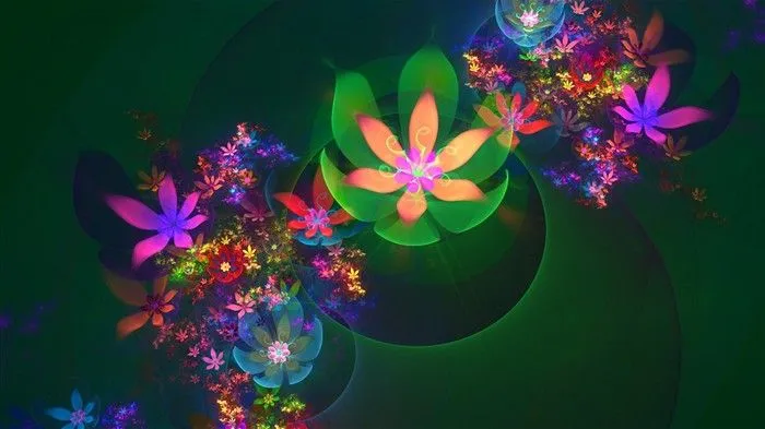 Fondos de pantalla de flores en 3D - Imagui