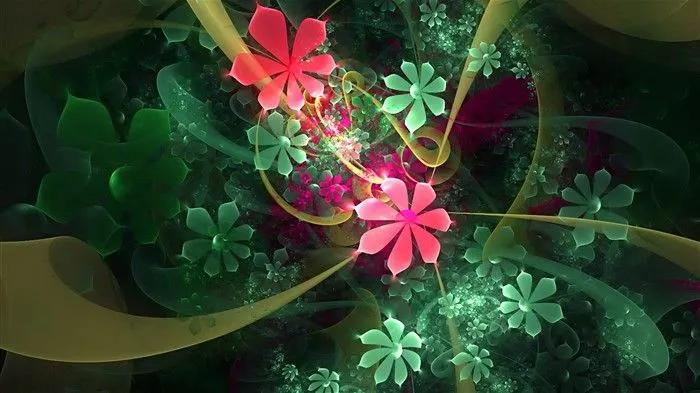 Fondos de pantalla de flores en 3D - Imagui