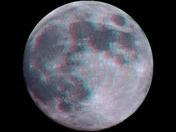 Luna llena en 3D | Imagen astronomía diaria - Observatorio