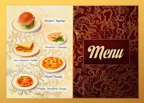 40 ejemplos de cartas de menu para restaurantes | Tutor Grafico