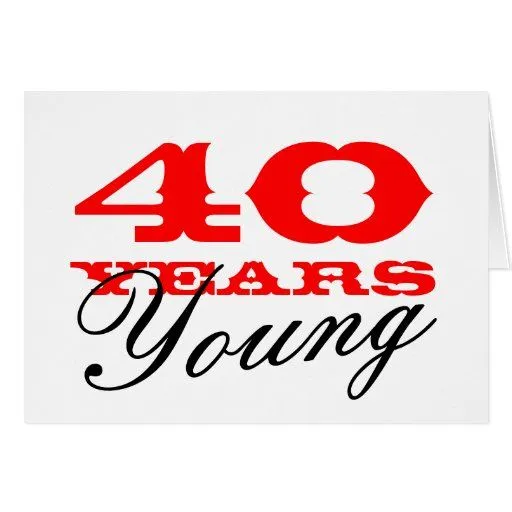 40.o Tarjeta de cumpleaños por 40 años de hombres de Zazzle. 40.o Tarjeta de cumpleaños por 40 años de hombres de Zazzle.