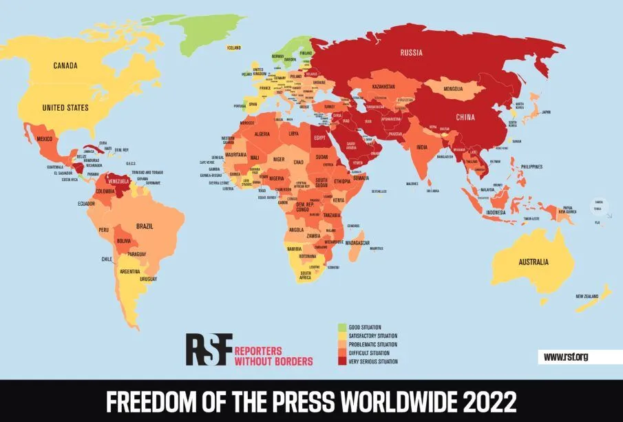 42 países, en la lista negra de la ONU por represaliar a periodistas -  Asociación de la Prensa de Málaga