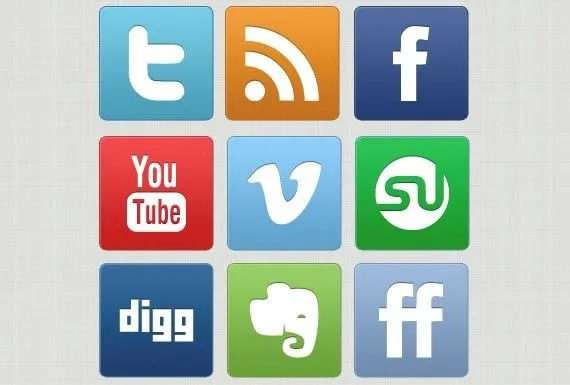 45 packs de iconos de redes sociales | Paella Creativa ...