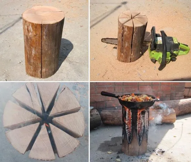 50 Ideas decorativas y útiles para hacer con troncos de madera ...