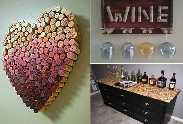 50 Ideas DIY para decorar con tapones de corcho reciclados | Mil ...