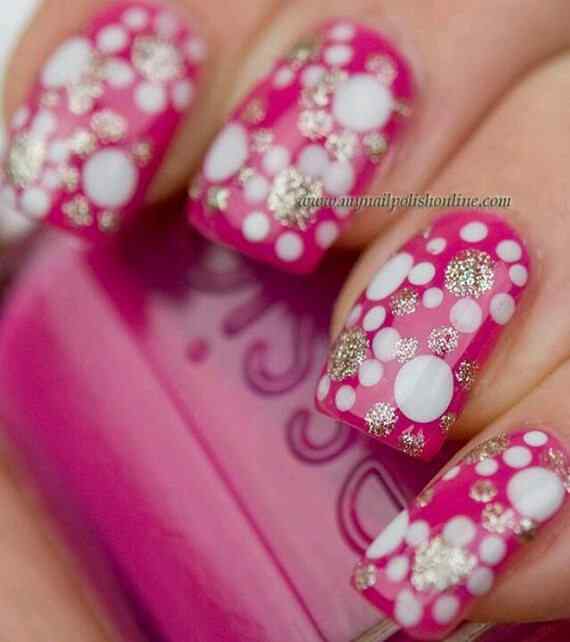 50 Ideas para pintar uñas de color rosa | Decoración de Uñas ...