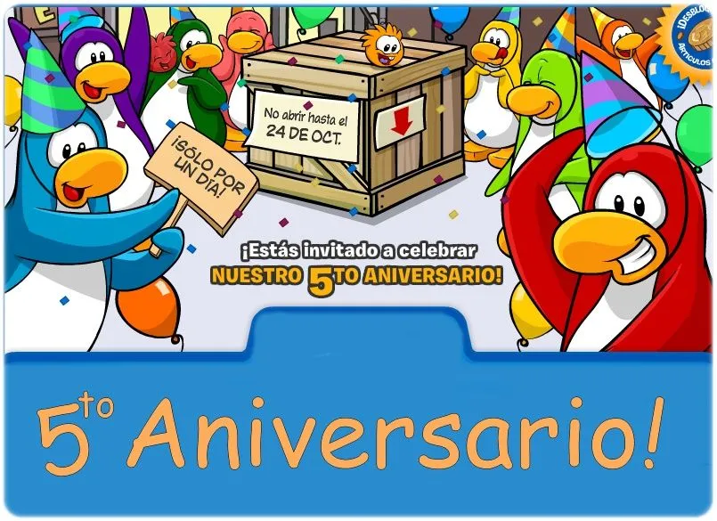 5to aniversario | Agosto-Septiembre 2011 | Trucos de Club Penguin ...
