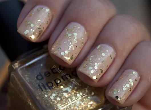 65 Ideas para pintar uñas de color dorado u oro - Golden Nails ...