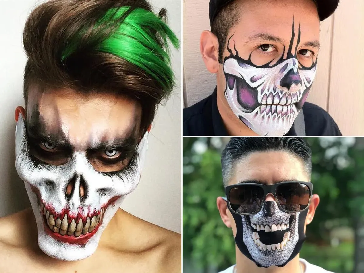 80 Fotos Ideas de Maquillaje Halloween para HOMBRE Fácil 2023
