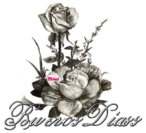80 Buenos Días a Ti gifs.: Rosas Negras