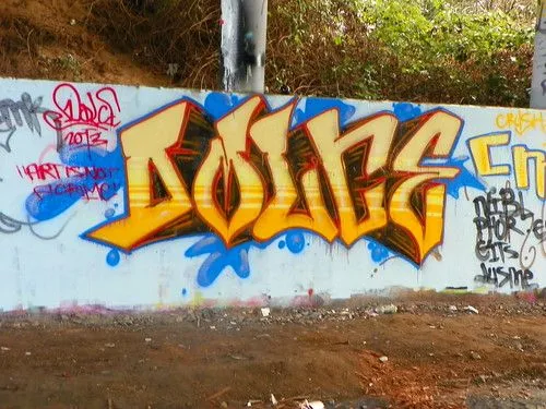 Graffitis de nombres dulce - Imagui