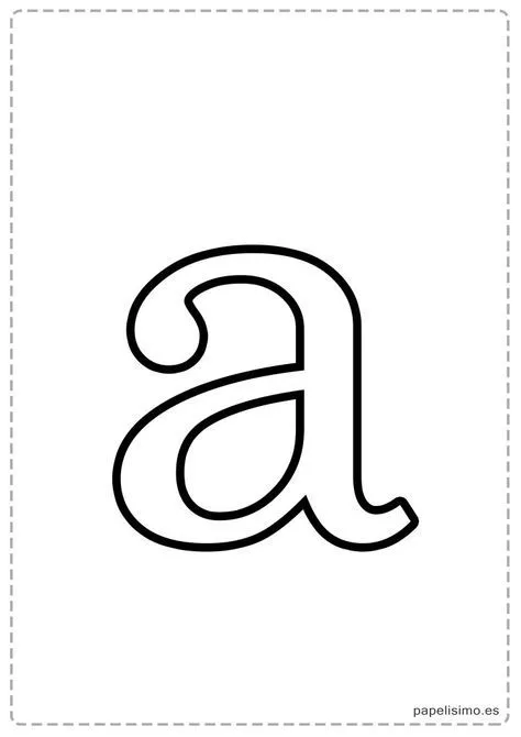 A-Abecedario-letras-grandes-imprimir-minusculas | Letras para ...