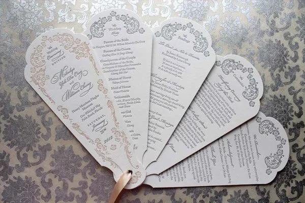 Abanicos originales para bodas : las mejores ideas - invitaciones ...