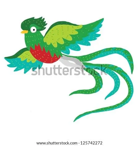 Abc Animals: Q Is For Quetzal. Vector Graphics - 125742272 ...