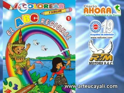ABC Regional, libro a colorear y dibujar, spot tv - arte ucayali ...