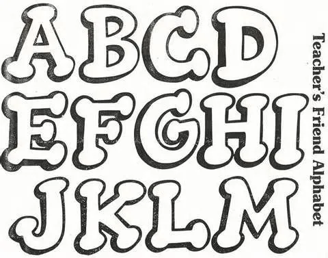 Diseños de letras para carteleras de cumpleaños - Imagui