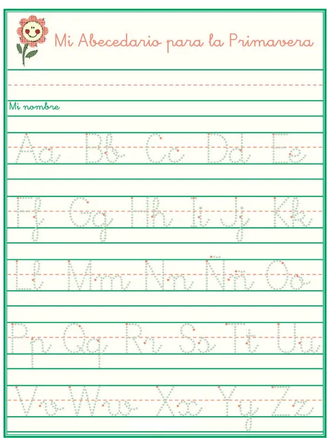 Caligrafia para niños abecedario - Imagui