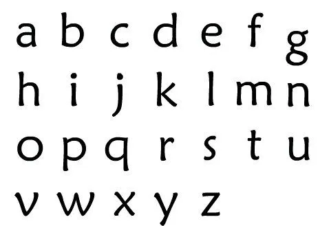 Ver abecedario en imprenta minuscula - Imagui