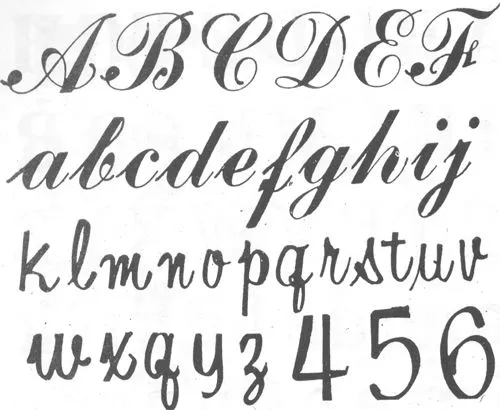 Estilos de letras cursivas - Imagui