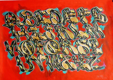 Graffitis letras 2015 abecedario - Imagui