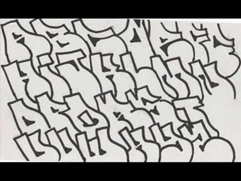 Letras graffiti bombing abecedario - Imagui