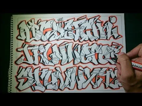 Abecedario en Graffiti - Todas las letras - YouTube