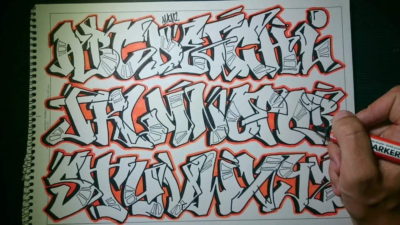 Abecedario en Graffiti - Todas las letras - YouTube