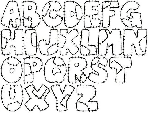 Letras do alfabeto para imprimir e recortar - Imagui