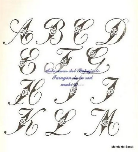 El abecedario con letras hermosas - Imagui