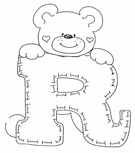 jpg tags abecedario animales osos letras abecedarios modelos de letras ...