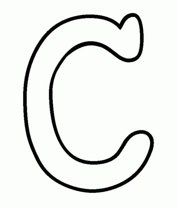 letras del abecedario la A la B y la C | pintar y colorear